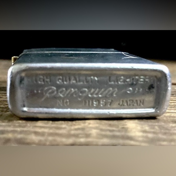 Vintage 1957 Penguin High Quality Lighter 111957 Japan Untested As Is - Picture 5 of 8